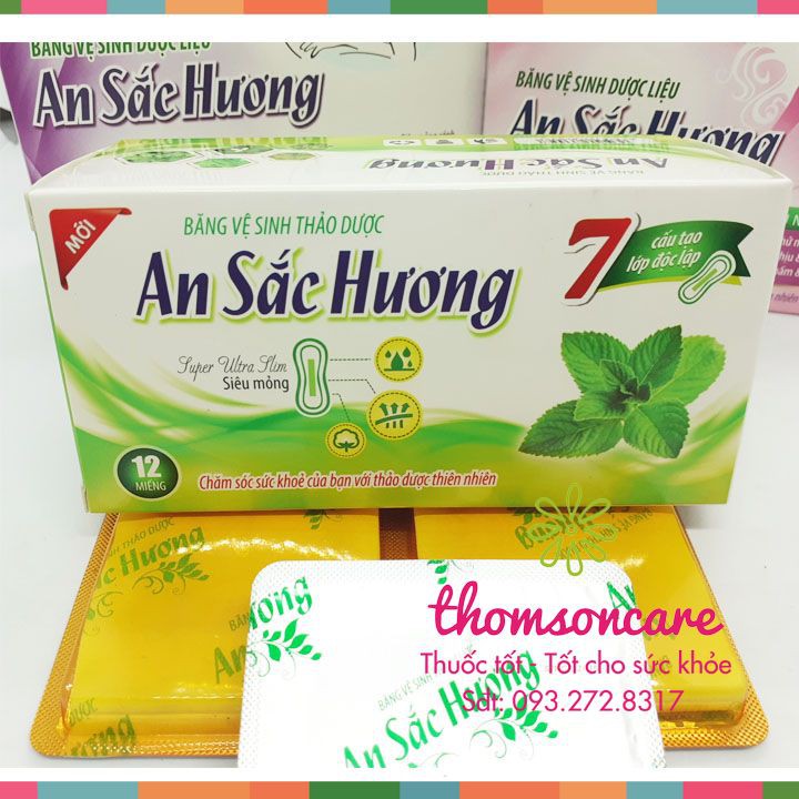 Băng vệ sinh An sắc hương - từ thảo dược