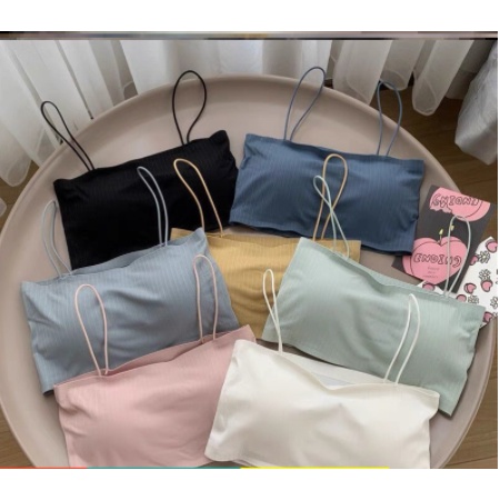 Áo lót bra quây ngực 2 dây su cao cấp đẹp giá rẻ Free Size từ 40 đến 55kg 709