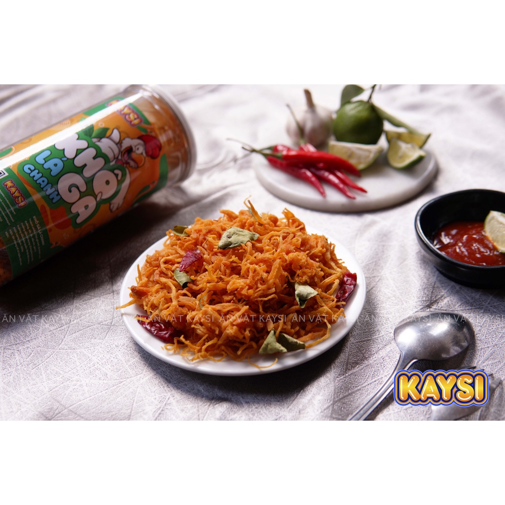 Khô gà lá chanh 300g Kaysi đồ ăn vặt Hà Nội | BigBuy360 - bigbuy360.vn