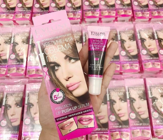 Serum làm đầy môi Eveline Hyaluron Lip Push-Up Serum  - 12ml | BigBuy360 - bigbuy360.vn