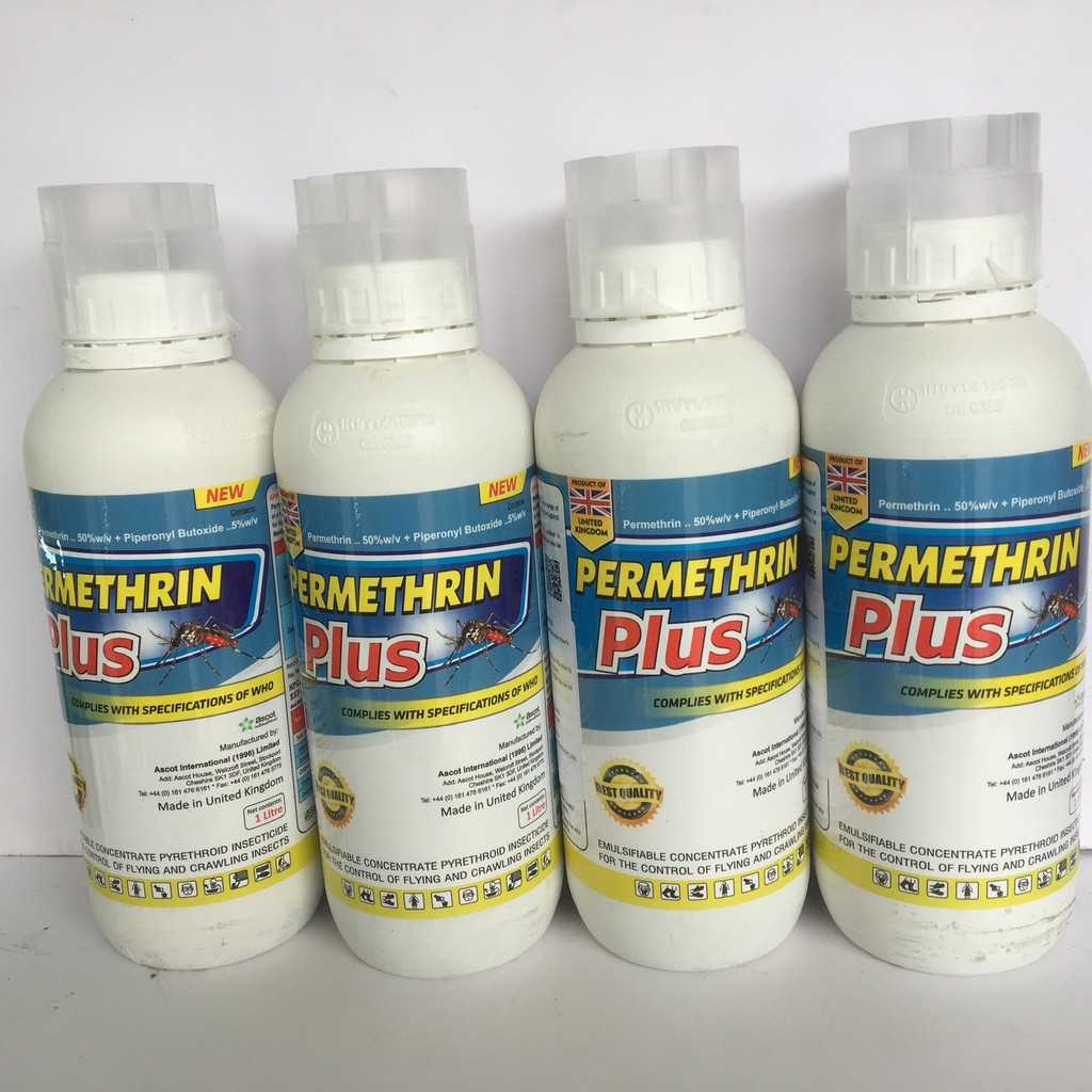 Thuốc diệt muỗi Anh Quốc Permethrin Plus 50EC chai 1 lít