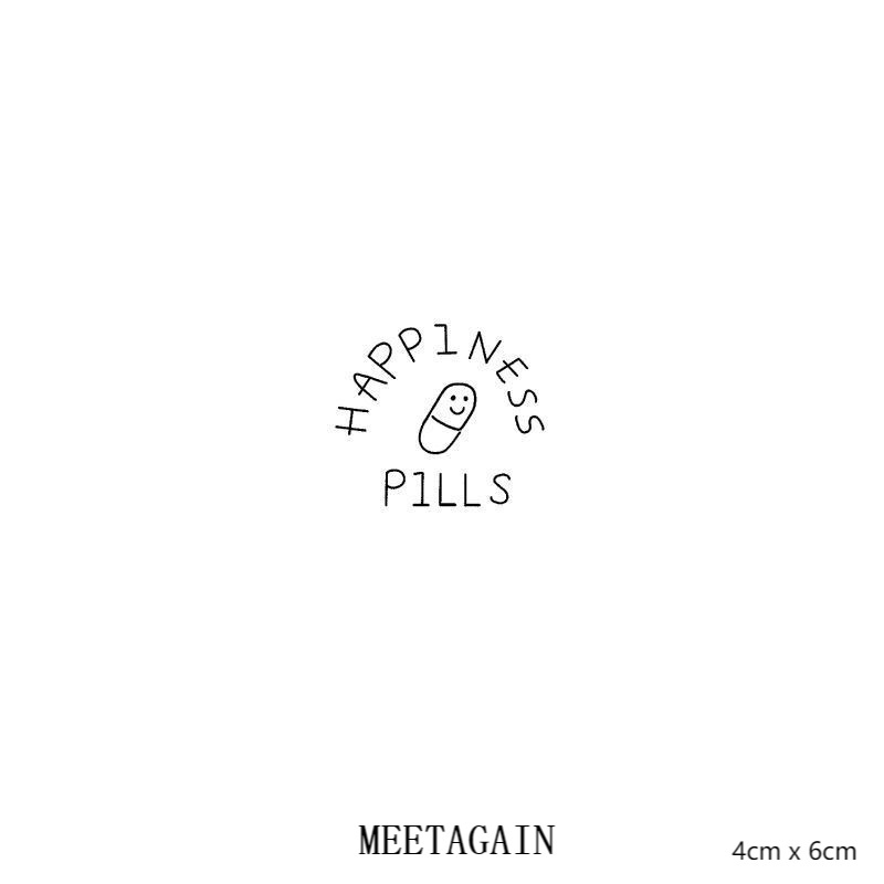 Hình xăm dán tạm thời chống nước 4cm x 6cm 15 ngày s-049