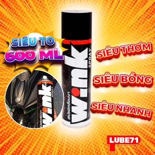 Chai xịt bóng xe wink spray 600ml lube71 thailand