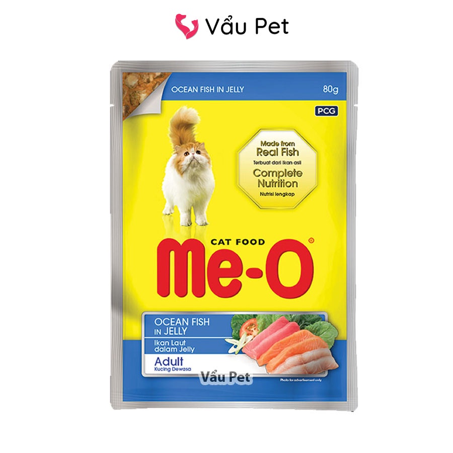 Pate mèo Me-o 80g - Pate cho mèo con, mèo lớn đầy đủ dinh dưỡng Vẩu Pet Shop