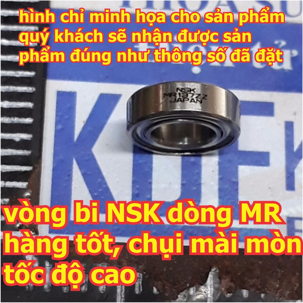 vòng bi, ổ bi, bạc dan NSK MR117 MR126 MR128 MR137 MR148 MR84 MR85 MR95 MR104 MR105 MR106 MR115 kde6201