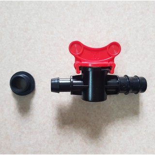 Van khởi thủy ống ldpe 20mm có ron cao su