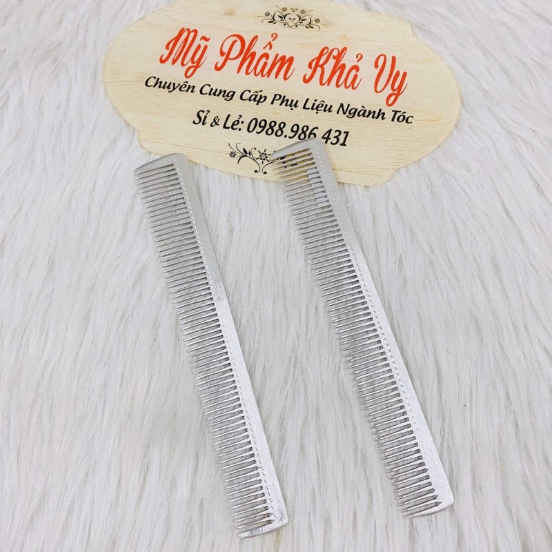 Lược cắt tóc nam nữ, lược nhôm hơt tóc anh em barber