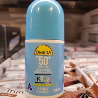 Kem chống trẻ em dạng lăn ombra kids sps 50+ của úc