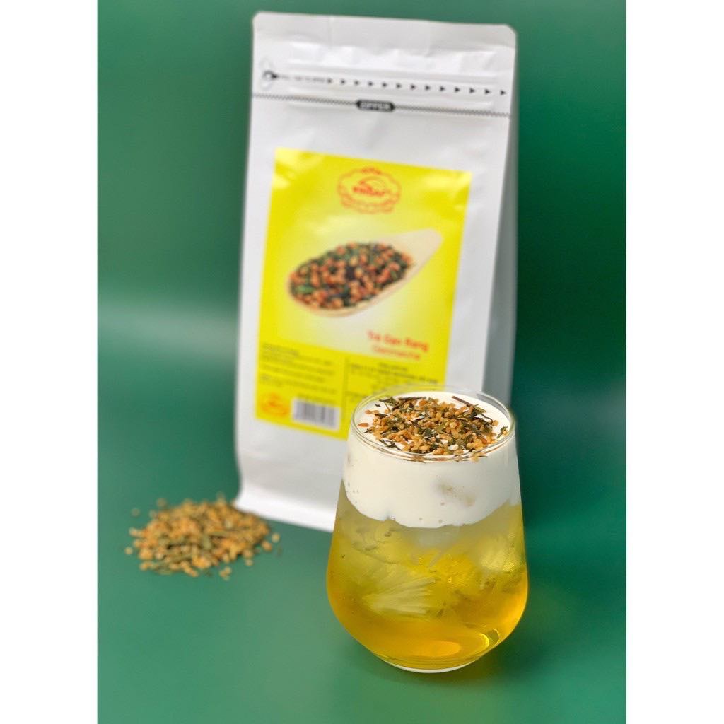 Trà gạo rang GENMAICHA túi 500gr làm trà sữa gạo rang