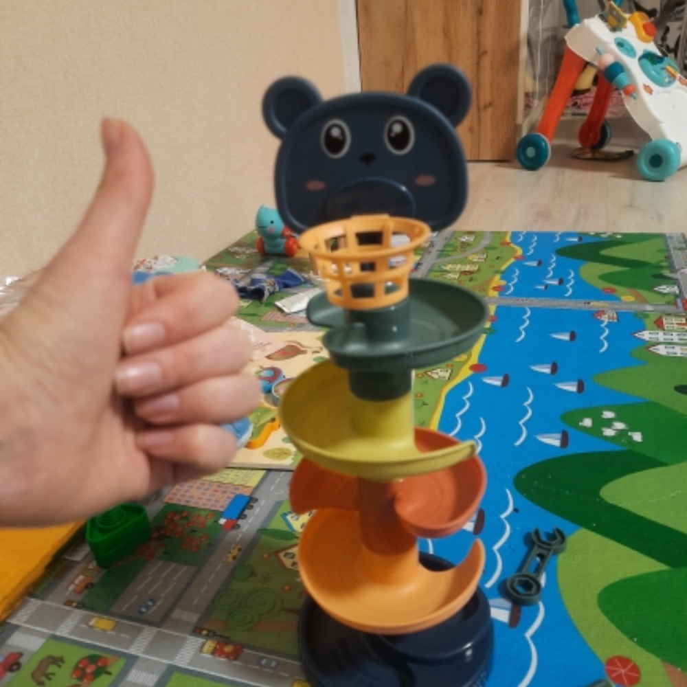 Bộ Đồ Chơi Tháp Bóng Lăn Giáo Dục Sớm Dành Cho Bé