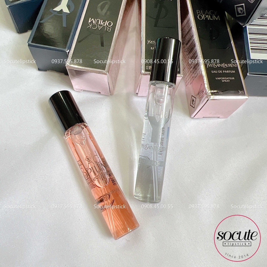 Set nước hoa Y.S.L Y EDP và Black Opium EDP 3mlx2