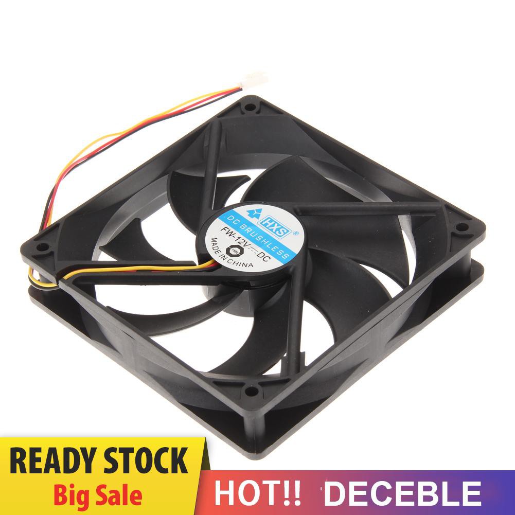 Quạt Tản Nhiệt Dc 120mm 120x25mm 12v 3pin Cho Pc