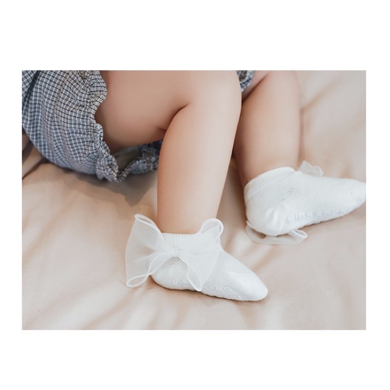 Set tất cho bé 03 đôi nơ voan tiểu thư