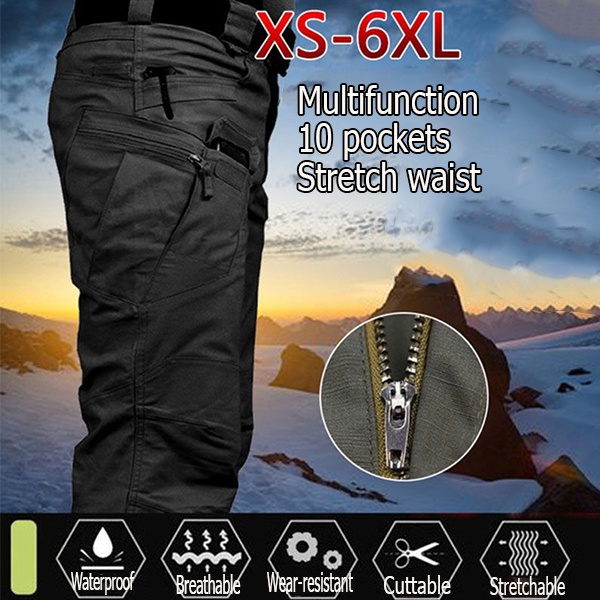 Quần dài phối túi bên hông chóng mòn chuyên dùng cho các hoạt động ngoài trời Ix7