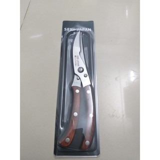 Kéo cắt gà cán gỗ seki japan