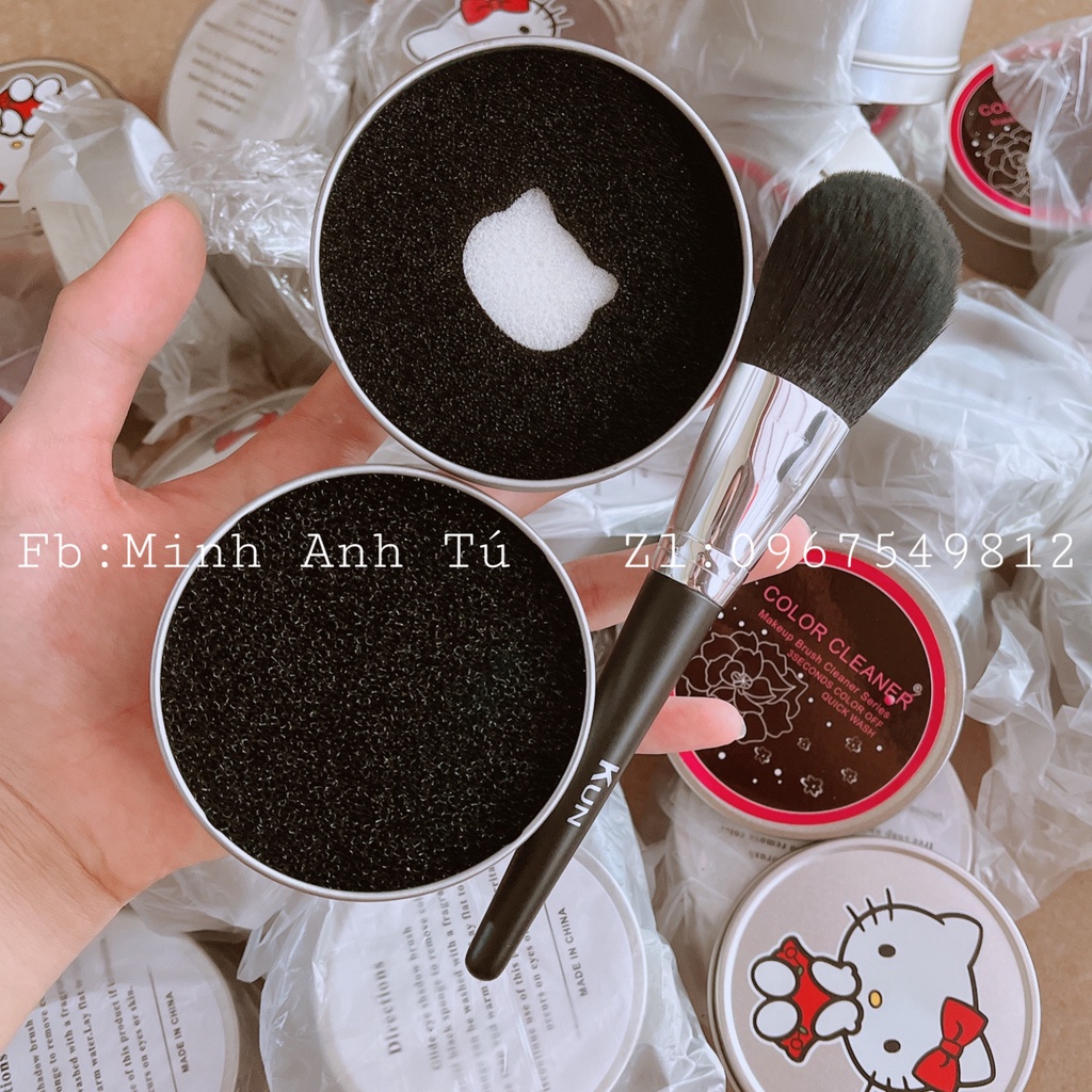 Hộp lau làm sạch cọ khô