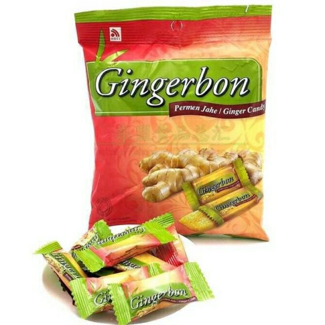 combo 3 gói kẻo gừng dẻo gingerbon 125g