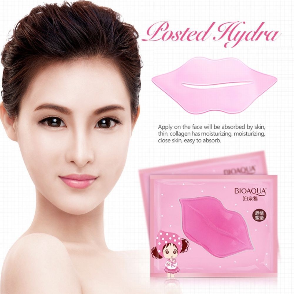 (Hàng Mới Về) Mặt Nạ Môi Collagen Tẩy Tế Bào Chết Dưỡng Ẩm Làm Mờ Vân Môi Bioaqua | BigBuy360 - bigbuy360.vn