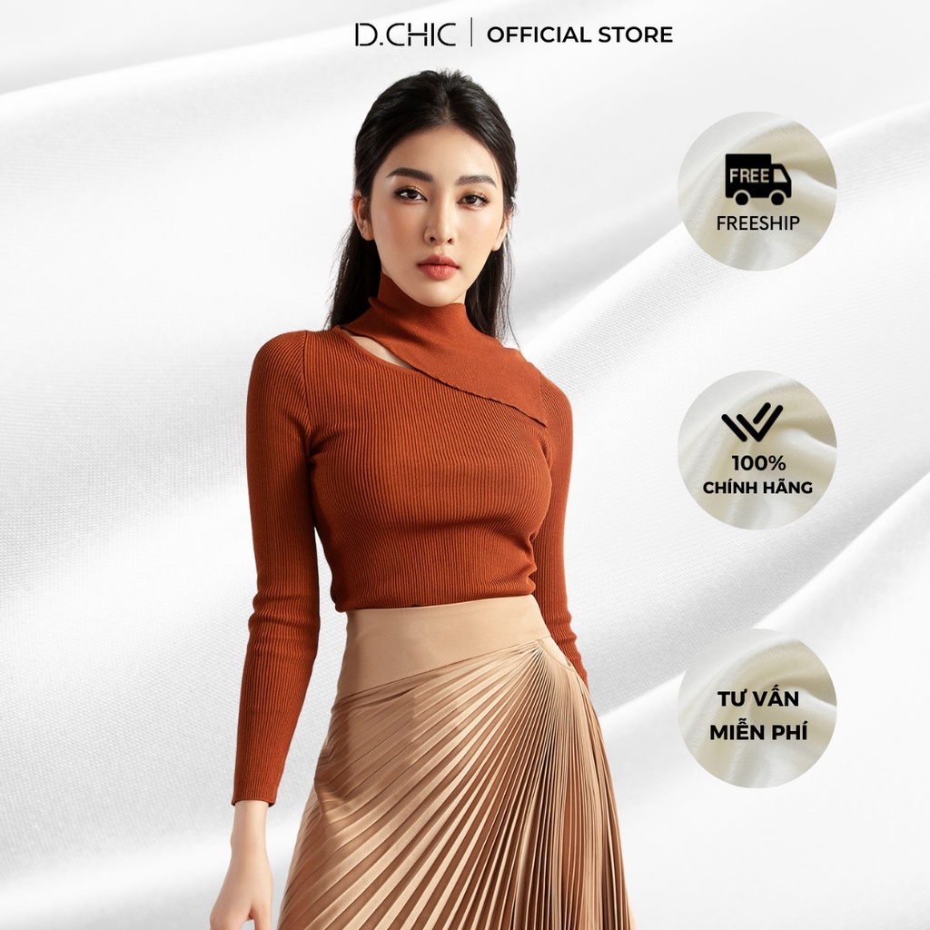 ÁO LEN MONGTOGHI DÀI TAY CHOKER CỔ D.CHIC MS: 188053