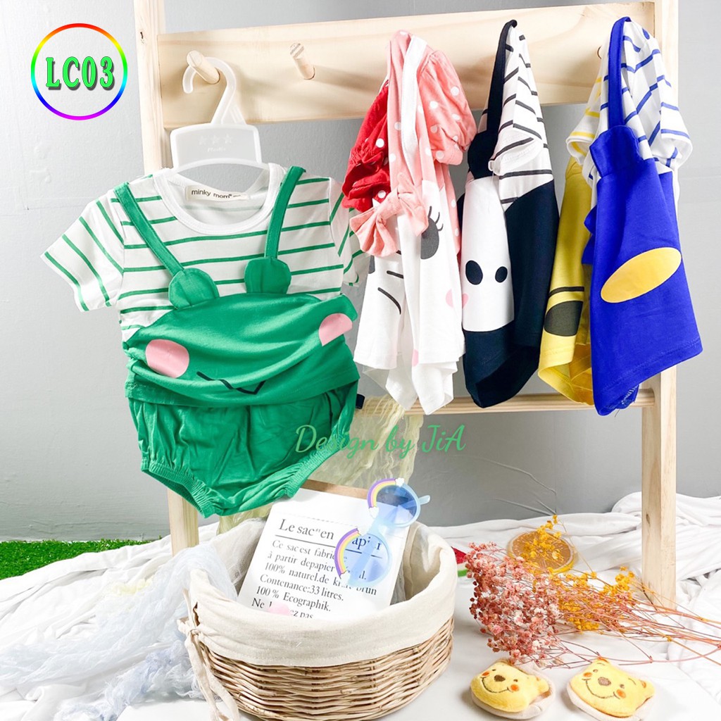 Bộ Chip Cho Bé LC03 Đồ Bộ Chip Thun Lạnh Cao Cấp Mềm Mịn Thoáng Mát Hàng Chuẩn Loại 1 MINKY MOM