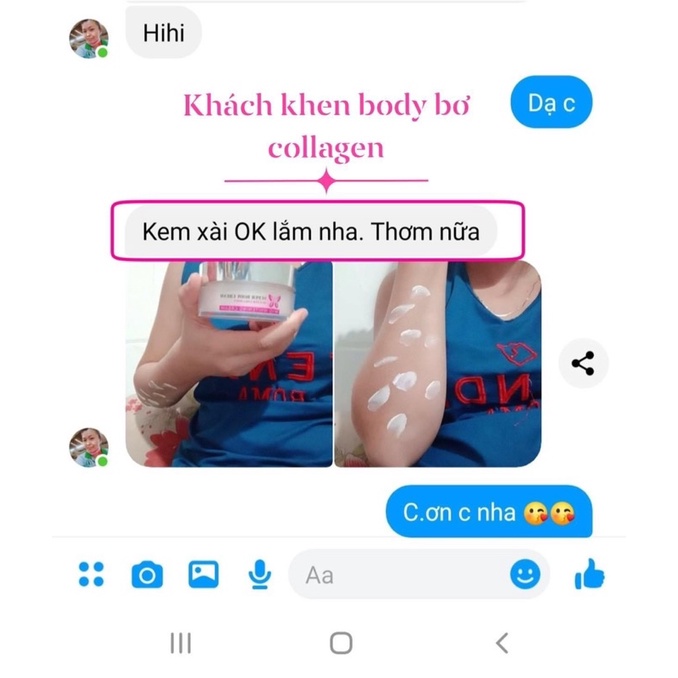 [Chính Hãng] KEM BODY BƠ COLLAGEN🥑🥑
