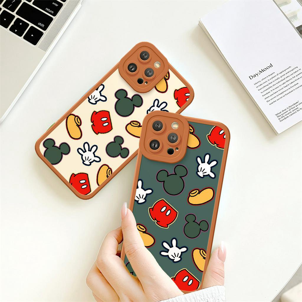 Ốp lưng iphone Mickey cạnh vuông 6/6plus/6s/6splus/7/7plus/8/8plus/x/xs/11/12/13/14/pro/max/promax/plus/shin/case