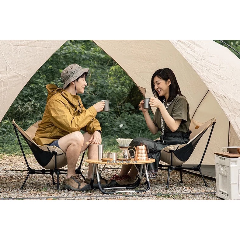 Ghế gấp dã ngoại 4 chân chắc chắn Naturehike NH21JU009 YL13 tùy chỉnh độ cao