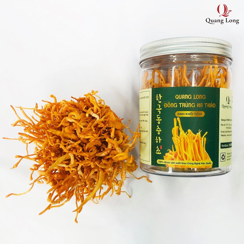 ĐÔNG TRÙNG HẠ THẢO QUANG LONG SINH KHỐI TƯƠI 130G | BigBuy360 - bigbuy360.vn
