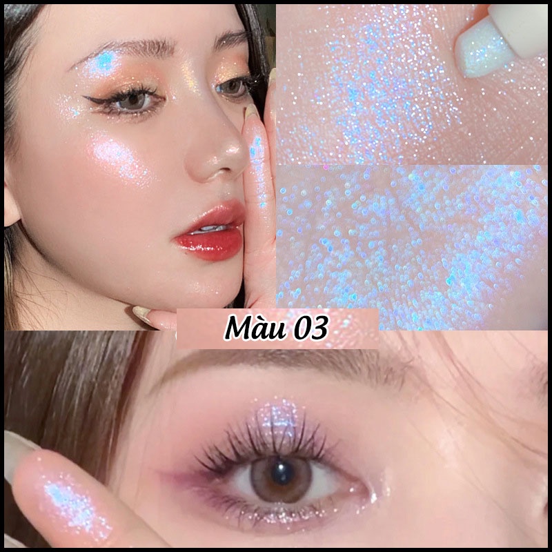 Bút Bắt Sáng XiXi, Bút Nhũ Mắt Highlight Bắt Sáng Cực Chuẩn, Lên Màu Đẹp Makeup Hàng Nội Địa Trung