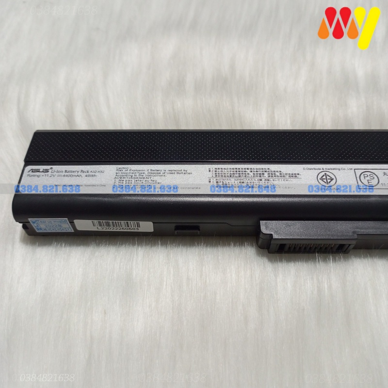 Pin laptop Asus K52, K52F, K52JB, K52JC, K52JE, K52JK, K52JR New 100%