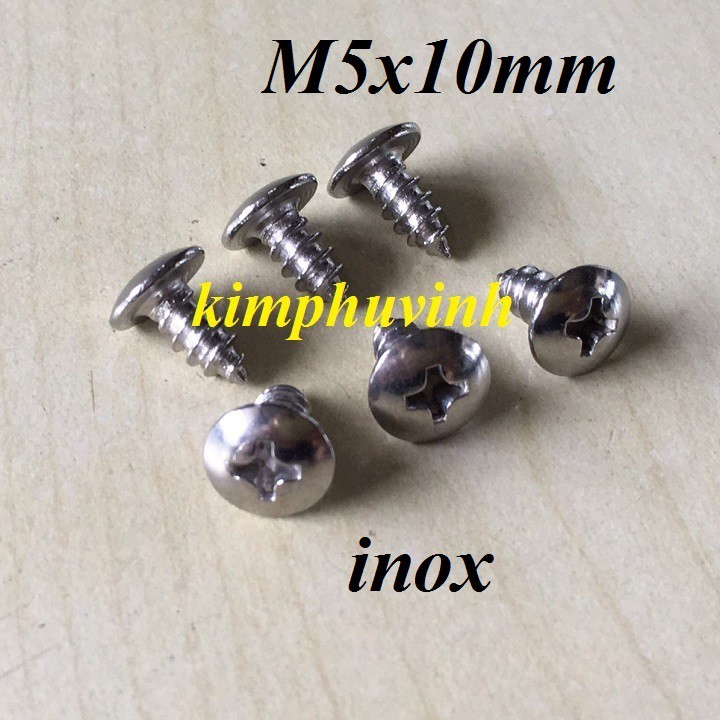 50 CON VÍT DÙ INOX - VÍT DÙ BAKE INOX 5x10mm