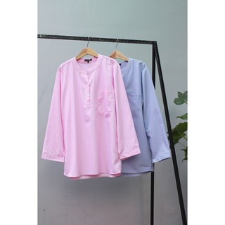 Bigsize - sơ mi sọc tay dài