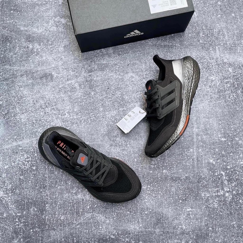 [CHÍNH HÃNG] Giày Adidas Ultraboost 21 - Carbon / Solar Red