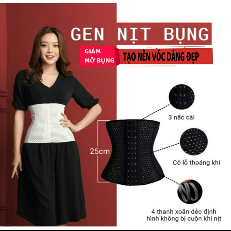 Gen nịt bụng thông hơi
