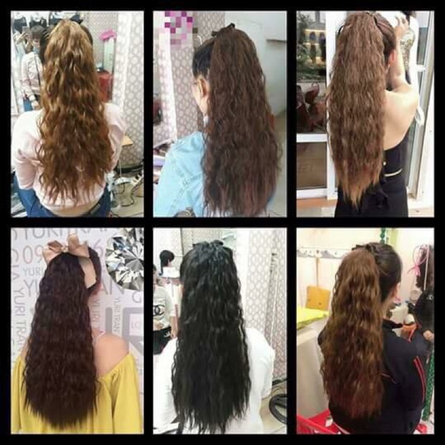 Tóc cột xù bấm dập❤️freeship