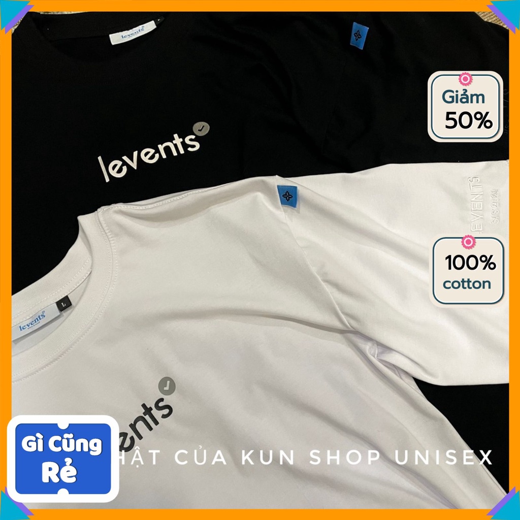 Áo phông tay lỡ nam nữ Levents AT37, áo thun unisex form rộng chất cotton mát mịn thấm hút mồ hôi in hình | BigBuy360 - bigbuy360.vn