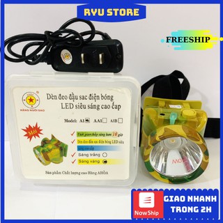 Đèn Pin Đội Đầu💖𝑭𝑹𝑬𝑬𝑺𝑯𝑰𝑷💖 Đèn pin 2 chế độ sáng - 30w