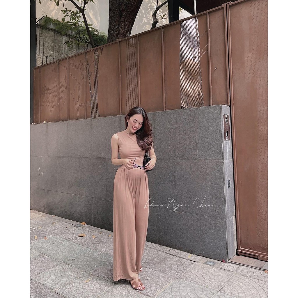 Set quần ống rộng, áo rời 💕 ẢNH THẬT 💕 thích hợp đi tiệc đi chơi, co giãn 4 chiều | BigBuy360 - bigbuy360.vn