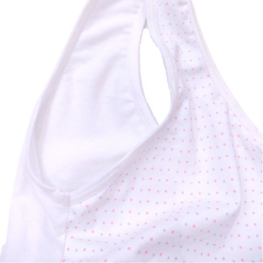 Áo Lá Học Sinh Cho Bé Gái 35-43 Kg Cotton Co&amp;Com AL01109 2 Lớp Có Đệm Mỏng Thoáng Khí Thấm Hút Tốt