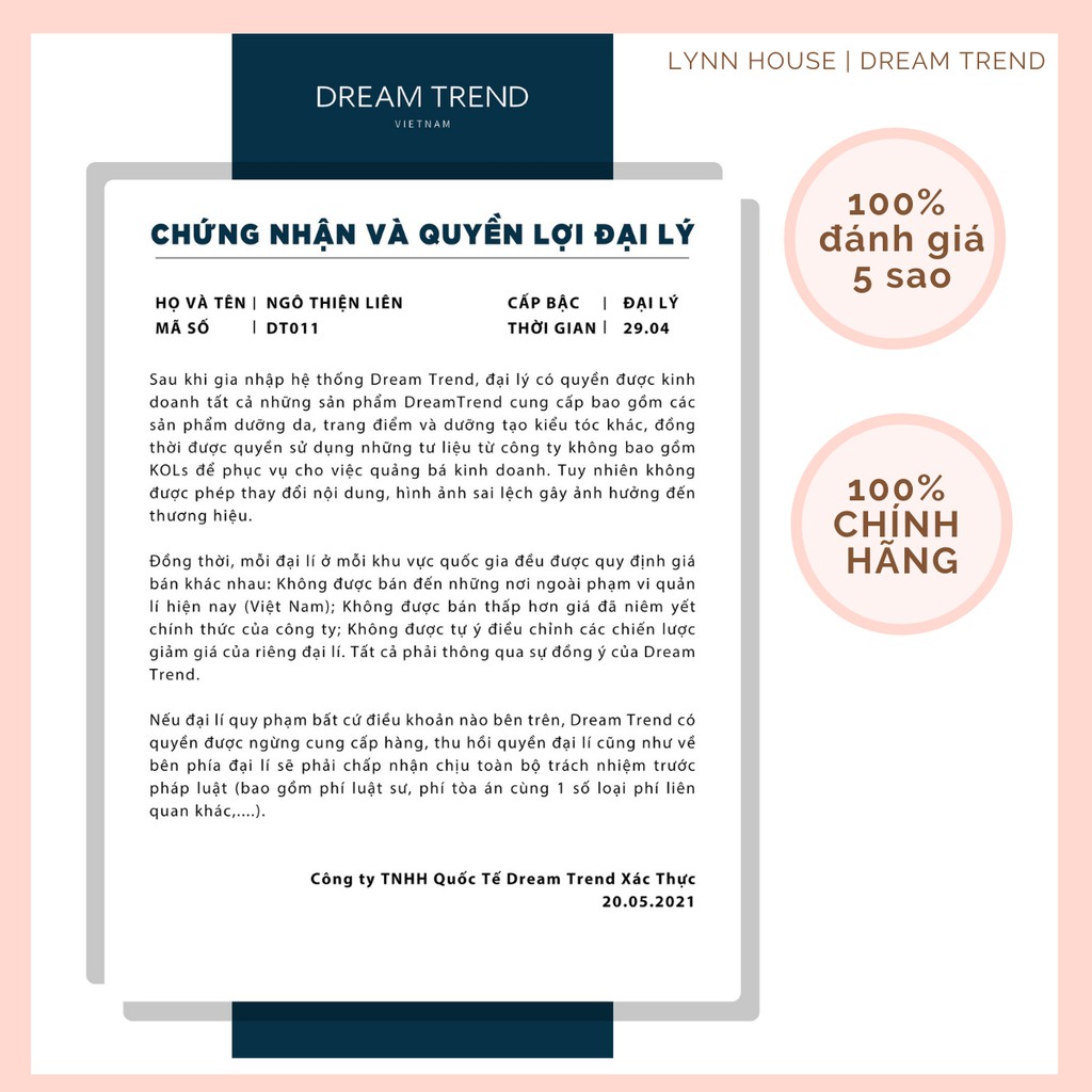 Combo 2 chai dưỡng tóc AHA Dream Trend