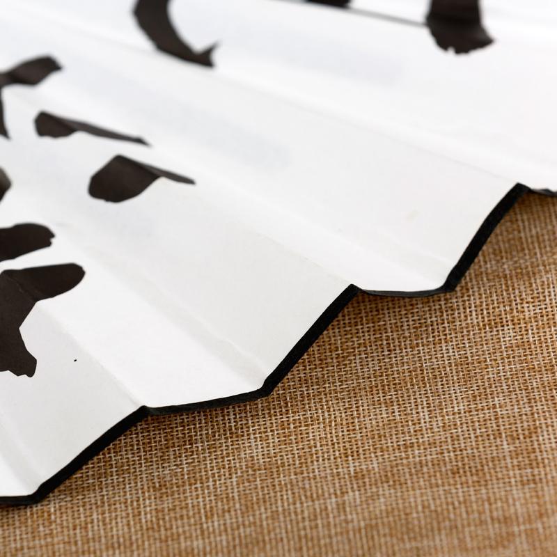 Quạt xếp bằng giấy 33cm phong cách Trung Hoa độc đáo