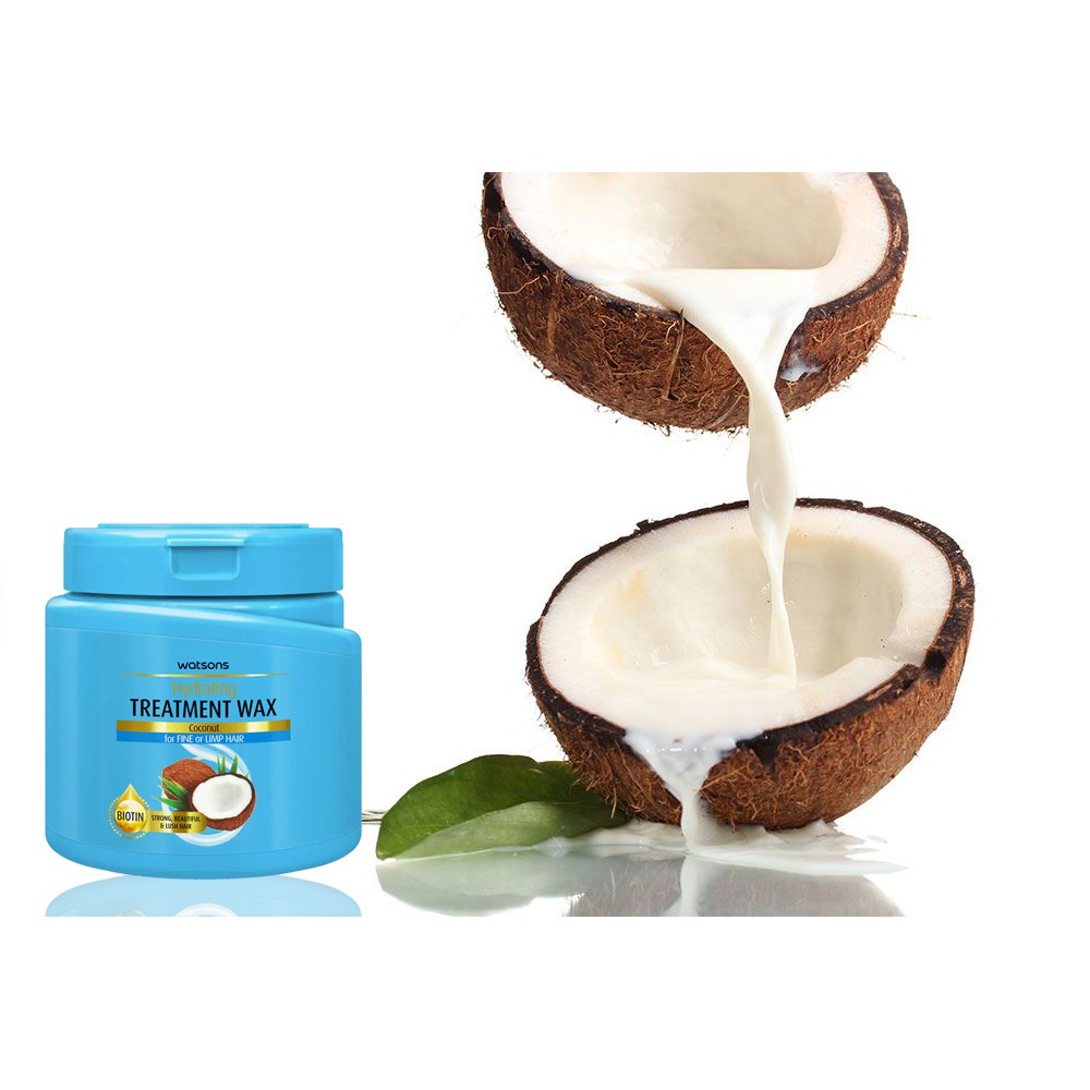 Ủ Dưỡng Tóc Watsons Hydrating Coconut Giúp Dưỡng Ẩm Mái Tóc Hương Dừa 500ml