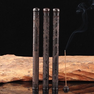Ống đựng nhang trầm hương bằng gỗ mun 10g