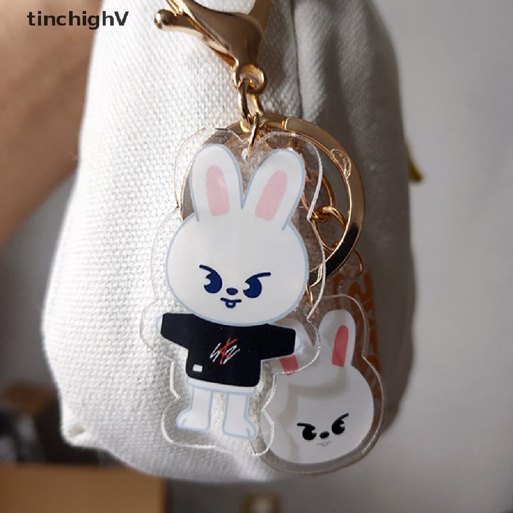 Móc Khóa Hoạt Hình Stray Kids Chất Liệu Acrylic