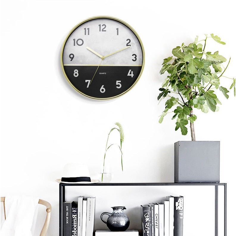 Đồng hồ treo tường trang trí phối màu sang trọng DECOSA
