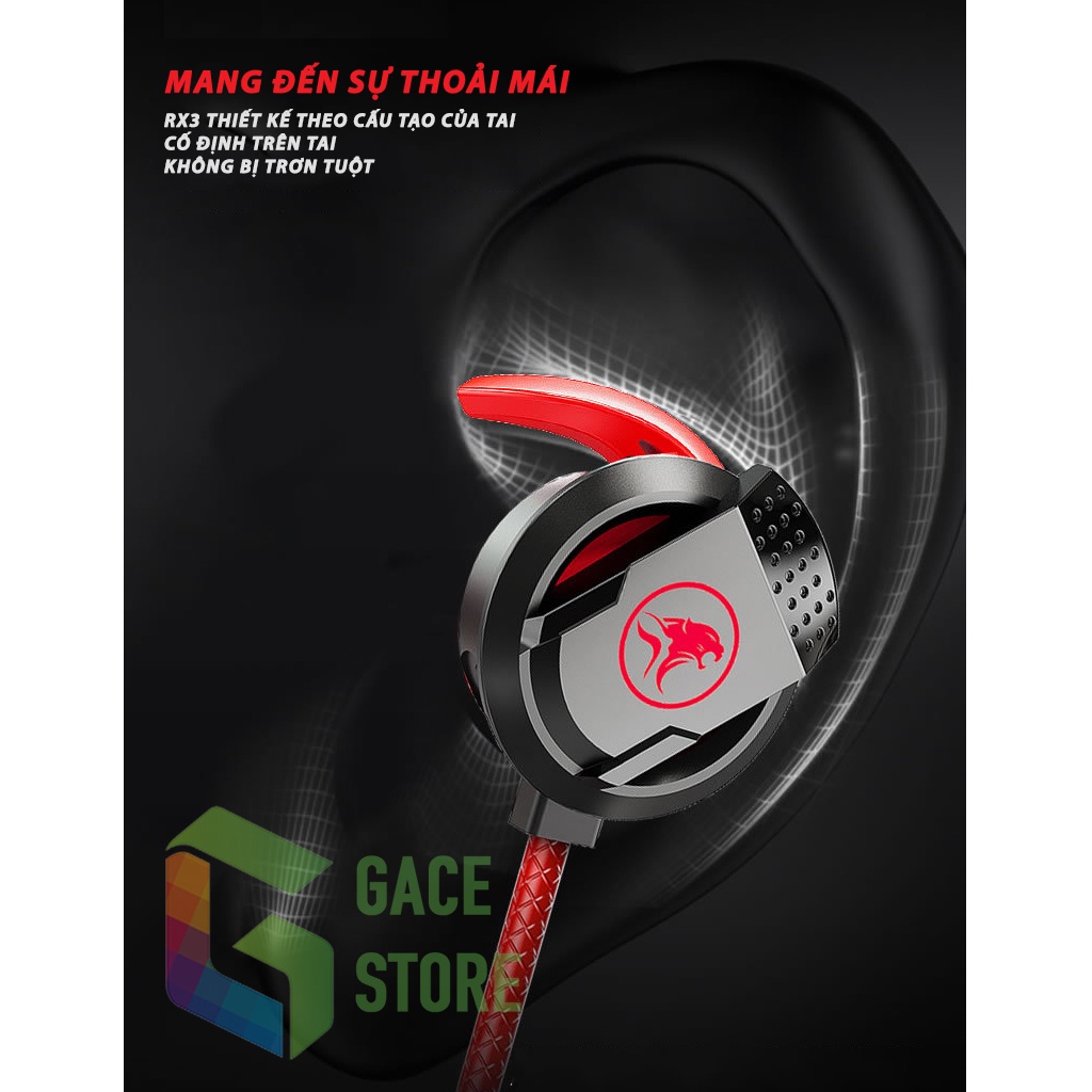 PLEXTONE RX3 | Tai nghe chơi game cho dual mic, jack 3.5mm sử dụng điện thoại, laptop, PC