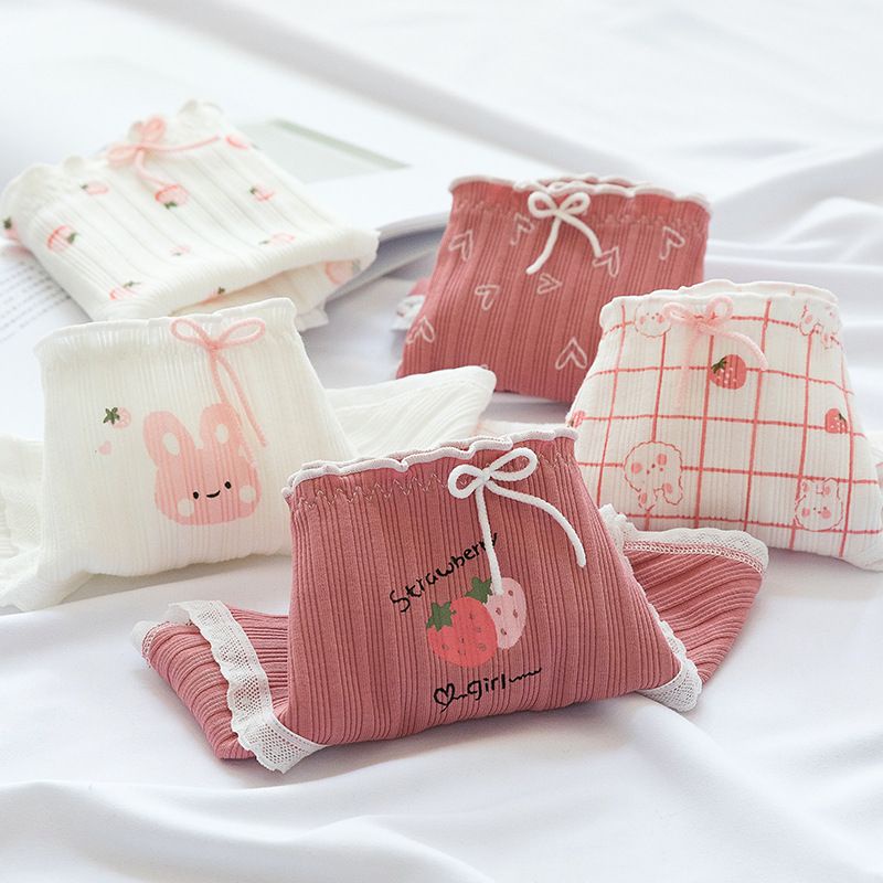 [CHE TÊN 100%] Quần Lót Nữ Dâu Thỏ Cute LMD31 Quần Chíp Chất Cotton Quảng Châu Cao Cấp Sexy Xịn Đẹp Lamodu Shop | BigBuy360 - bigbuy360.vn