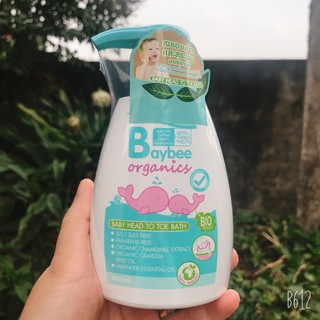 Sữa tắm gội 2 trong 1 HỮU CƠ cho bé trị rôm sẩy, chống viêm da, không chứa chất tẩy bào mòn gây hại cho da