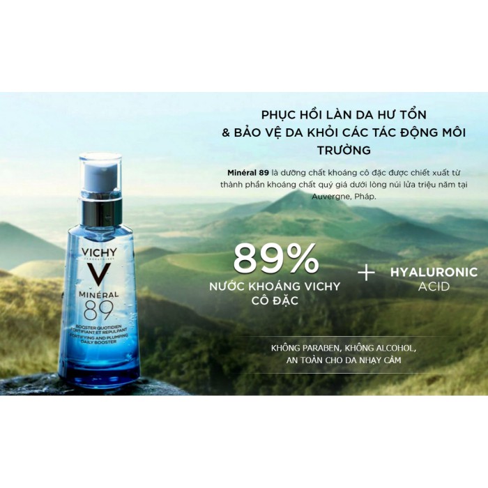 Tinh chất khoáng cô đặc Vichy Mineral 89