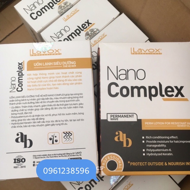 Thuốc Uốn Tóc Tại Nhà Siêu Dưỡng Lavox Nano Complex (Tặng Kèm Tinh Chất Khử Mùi)